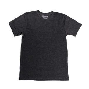 eco friendly charcoal heather grey t-shirt