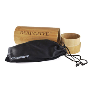 wood case & microfiber sunglass pouch for polarized wood sunglasses