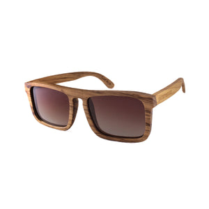 zebra wood sunglasses polarized for men & women