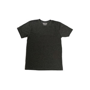 recycled heather grey t-shirt from recycled plastic bottles