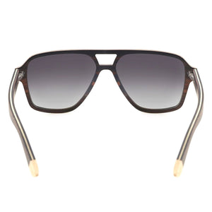 men's and women's polarized wood aviators sunglasses 