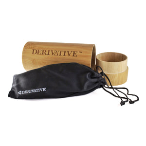 bamboo case and microfiber bag for polarized wood sunglasses 